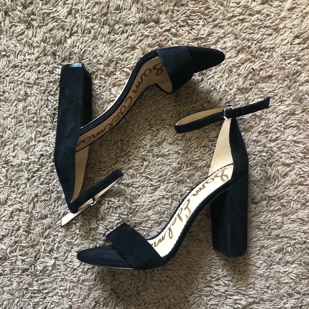 Sam Edelman Faux Suede Heeled Sandals